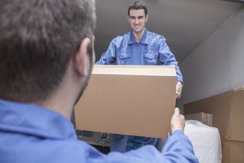 Secure storage facility provided by Man and Van in Wimbledon