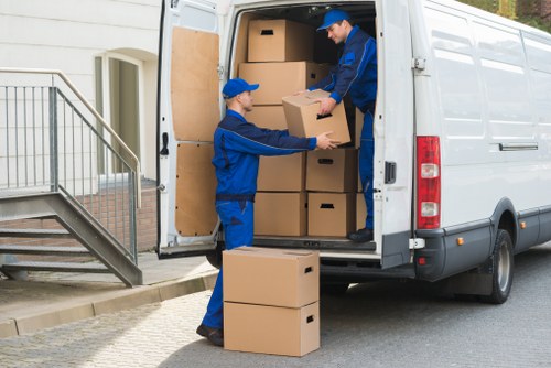 Efficient loading of items into a Man and Van vehicle