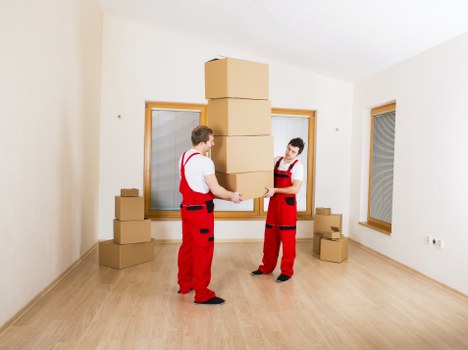 Organized packing for office relocation