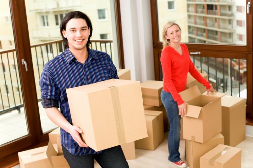 Packing and loading items into a moving truck